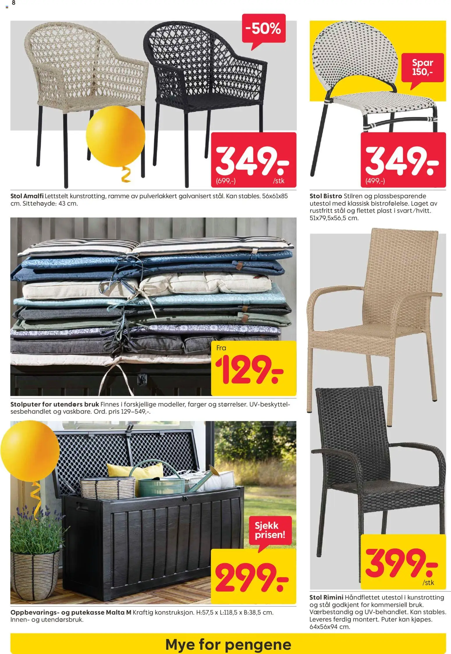 {H1} | Side: 8 | Produkter: Stol