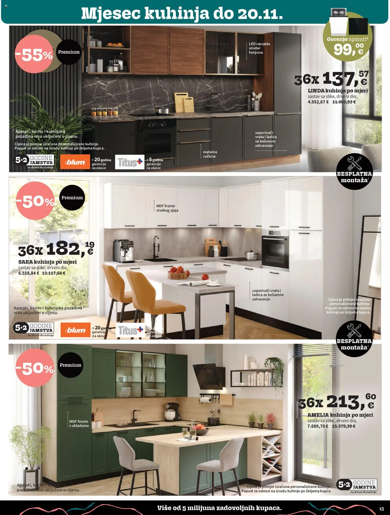 Prima katalog | vrijedi od 01.11.2025 | Stranica: 13 | Proizvodi: Vrata, Rasvjeta, Kuhinja