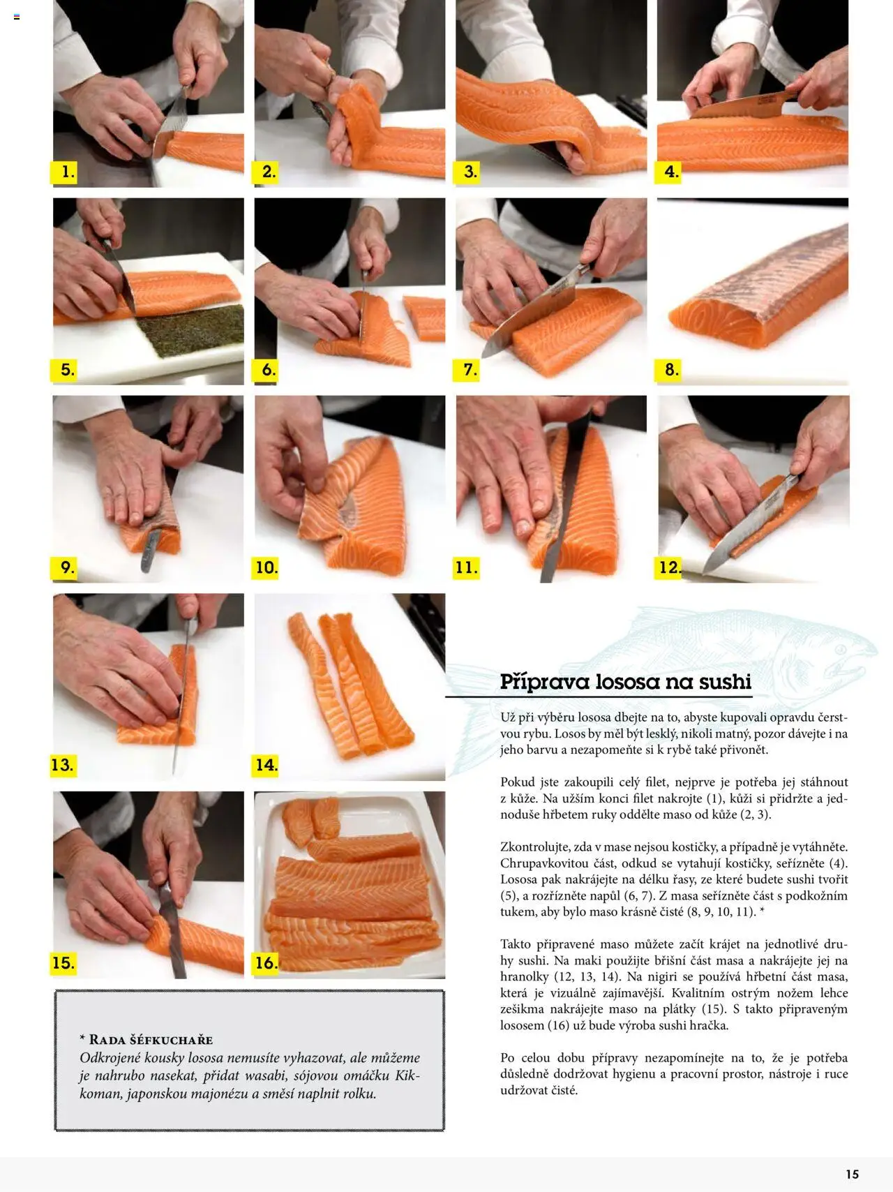 Jip katalog ryby 2024/25 od 30.12.2024 | Strana: 15 | Produkty: Hranolky, Losos, Sushi, Filet