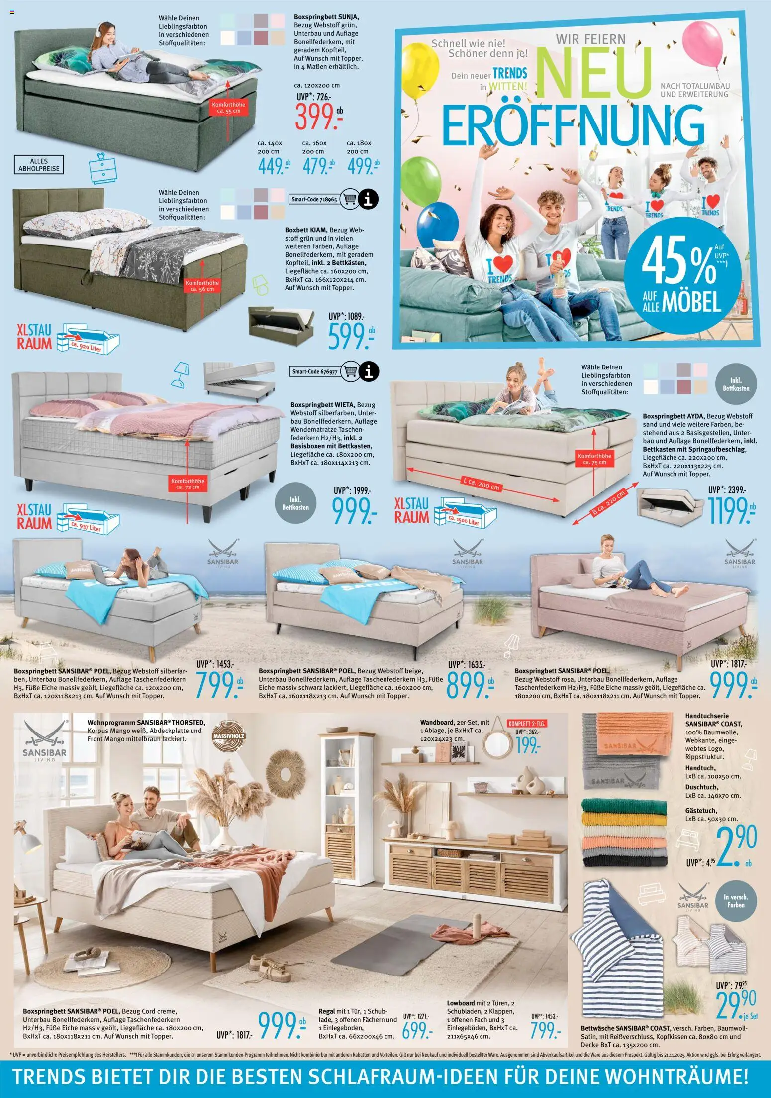 Trends Prospekt 	 – gültig ab 15.11.2025 | Seite: 4 | Produkte: Kopfkissen, Abfalleimer, Lampenschirm, Kuchen