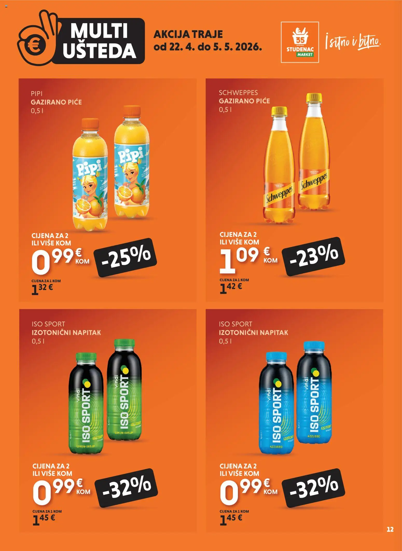 Studenac katalog | vrijedi od 22.04.2026 | Stranica: 12