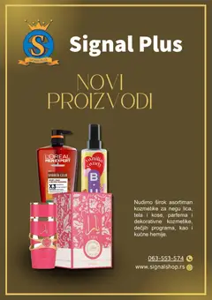 Signal Plus katalog - pregled Signal Plus kataloga - važi od 11.04.2026