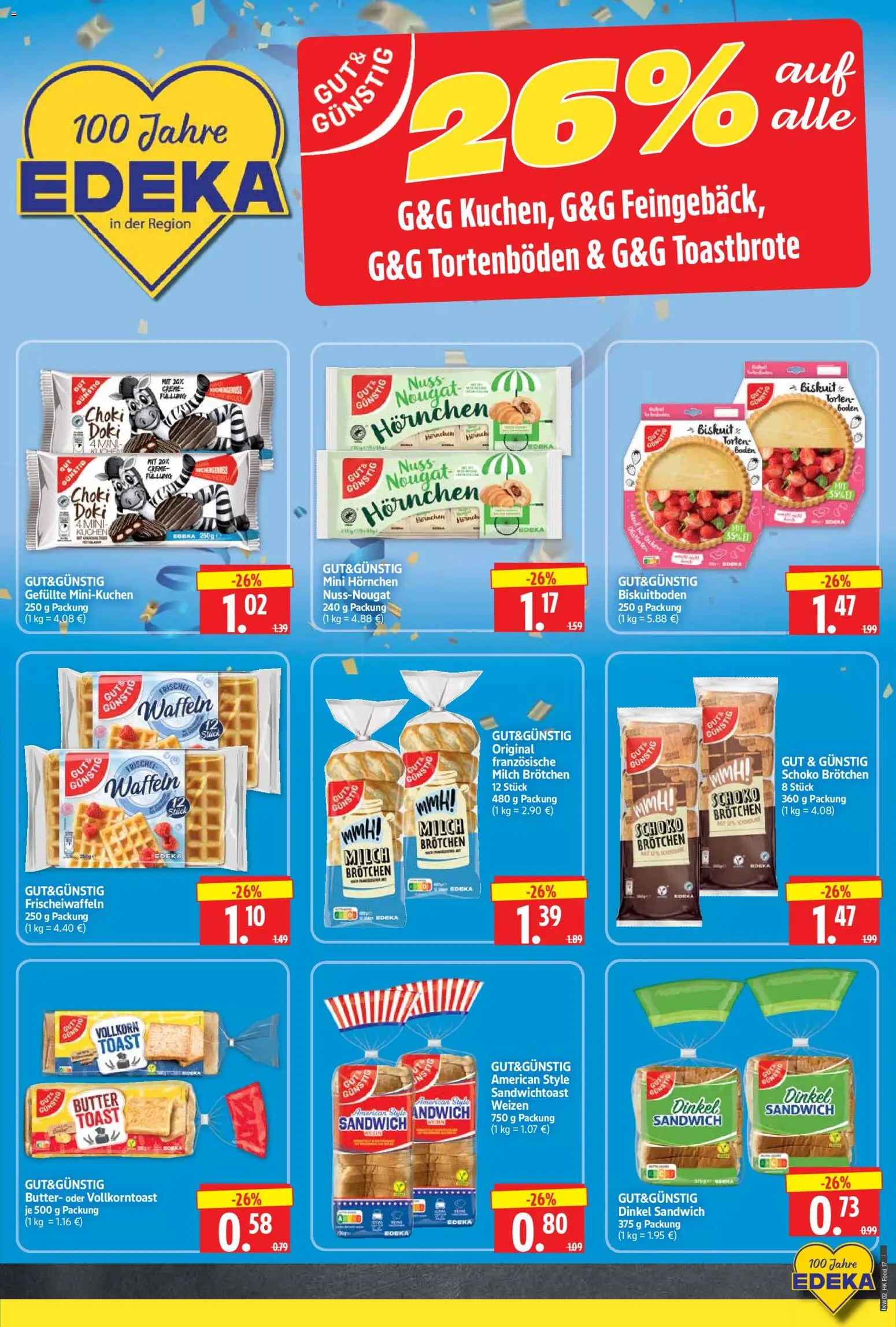HERKULES Prospekt 	 – gültig ab 05.01.2026 | Seite: 17 | Produkte: Milch, Toast, Creme, Waffeln