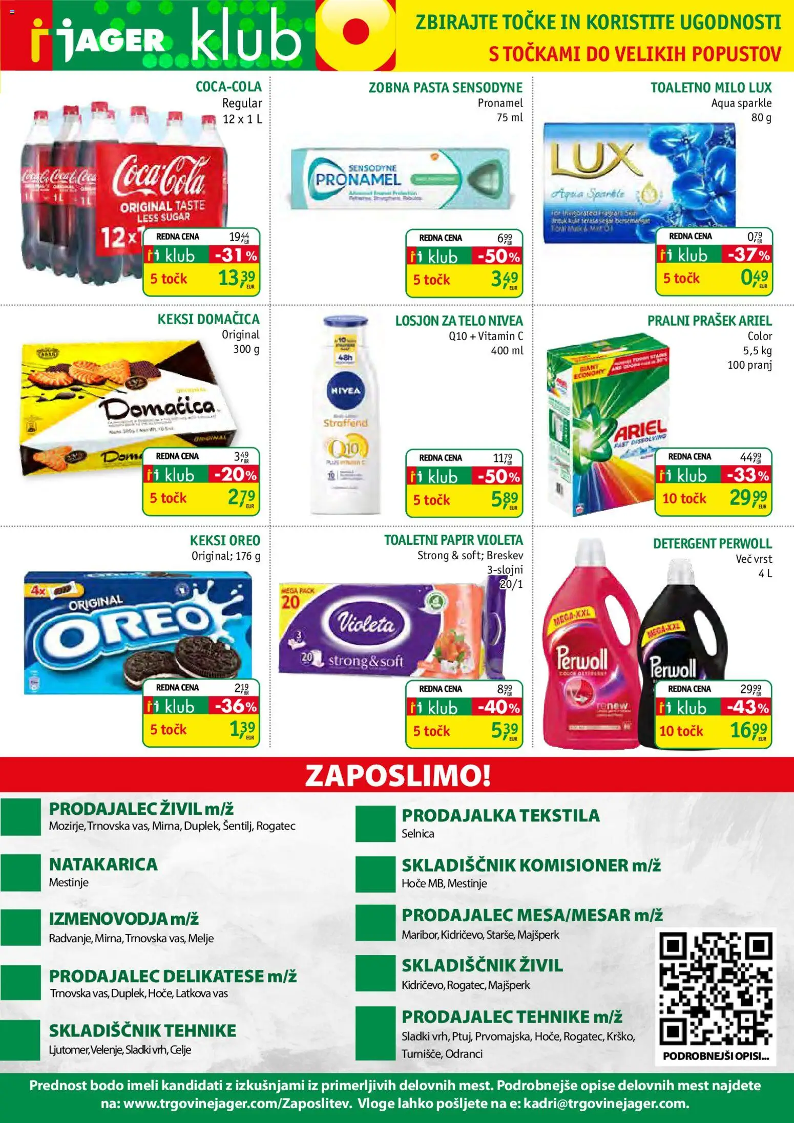 Novi Jager katalog ponudbe – veljaven od 28.01.2026 | Stran: 13 | Izdelki: Prašek, Pralni prašek, Zobna pasta, Detergent