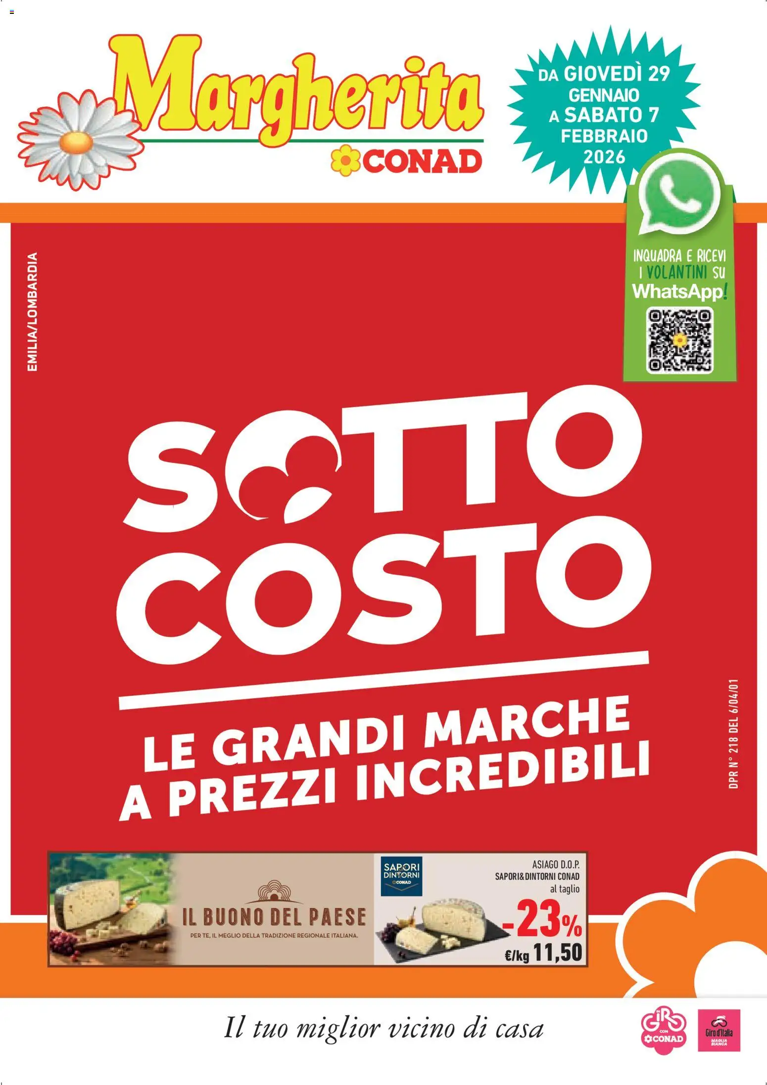 Volantino Conad del 29.01.2026 | Pagina: 1 | Prodotti: The