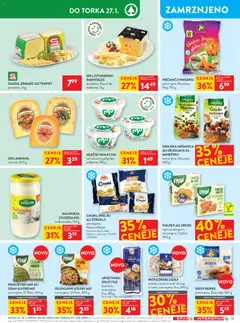 Spar katalog akcije – veljaven od 21.01.2026 | Stran: 15 | Izdelki: Oslič, Pekarna, Sir, Zrezki