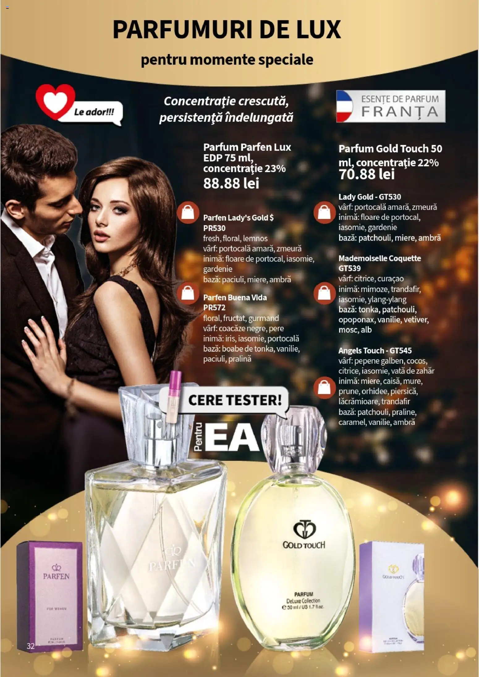 Noul catalog Lady’s – valabil de la 10.11.2025 | Pagină: 34 | Produse: Zmeură, Trandafir, Parfum, Zahăr