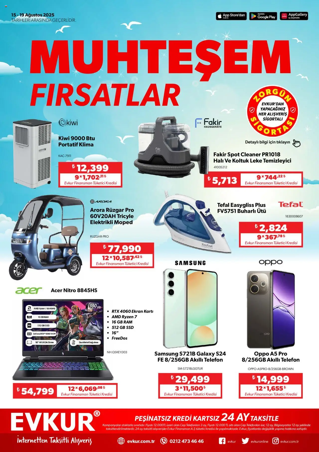 Evkur Katalog - 15.08.2025 tarihinden itibaren geçerlidir | Sayfa: 1 | Ürünler: Halı, Telefon, Akıllı telefon, Klima