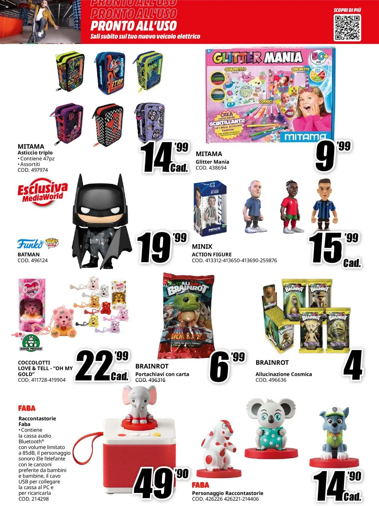 Volantino Media World del 04.10.2025 | Pagina: 11 | Prodotti: Top, Audio, Gioco, USB