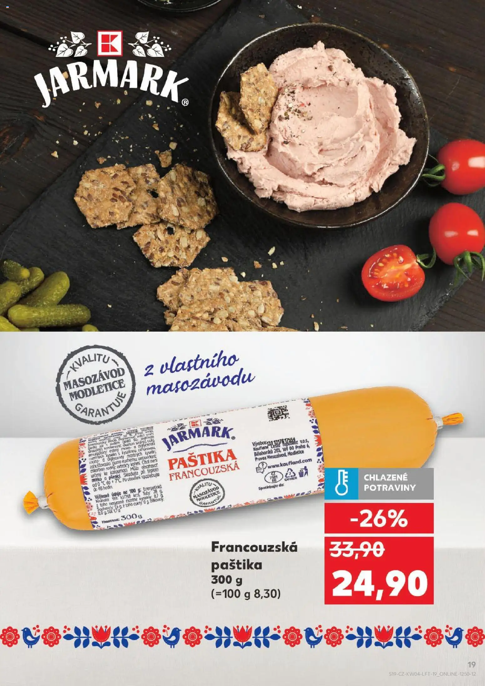 Kaufland leták - Praha 4 od 21.01.2026 | Strana: 19 | Produkty: Mléko, Cukr, Guma, Paštika