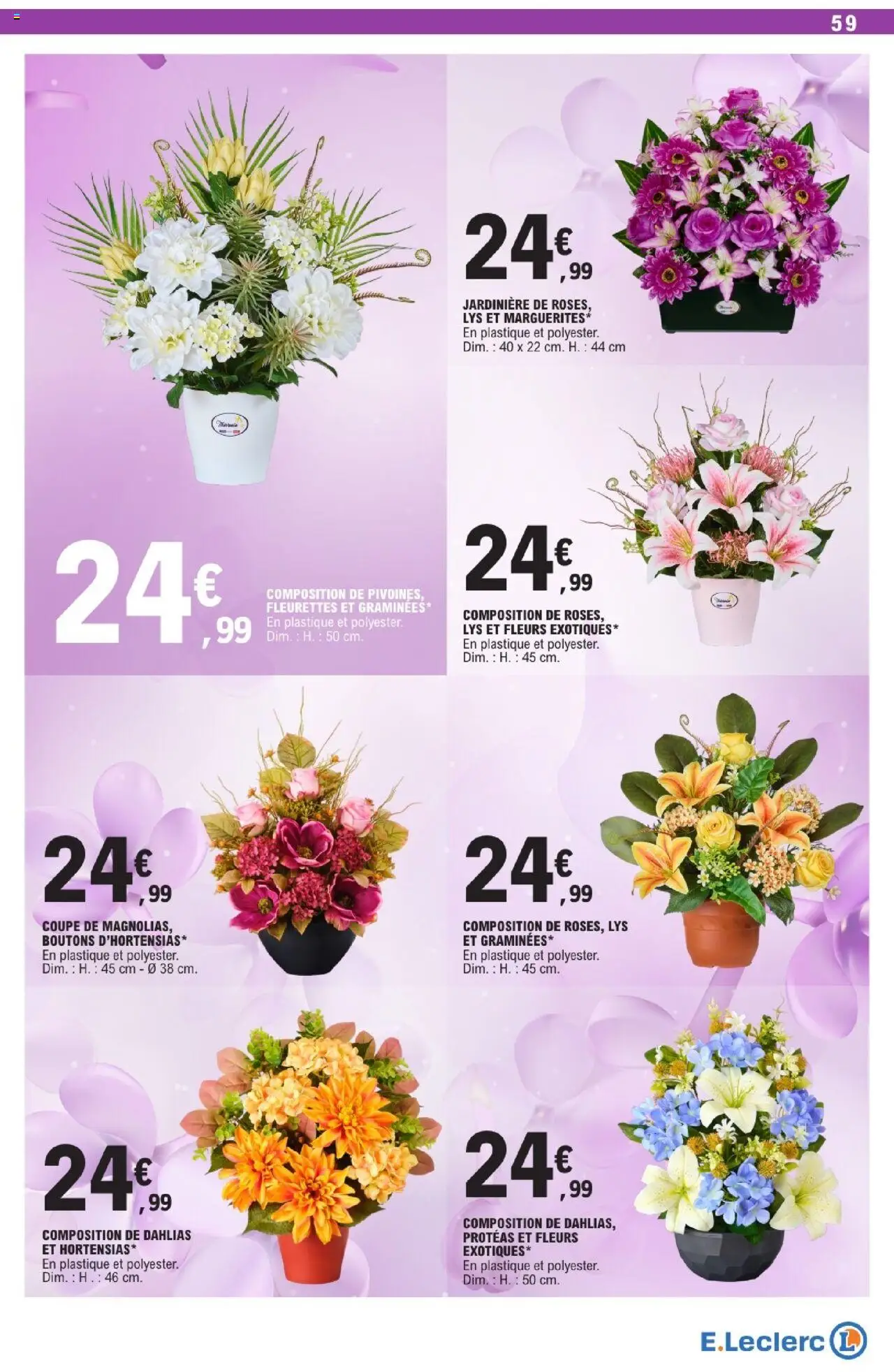 {H1} | Page: 59 | Produits: Jardinière