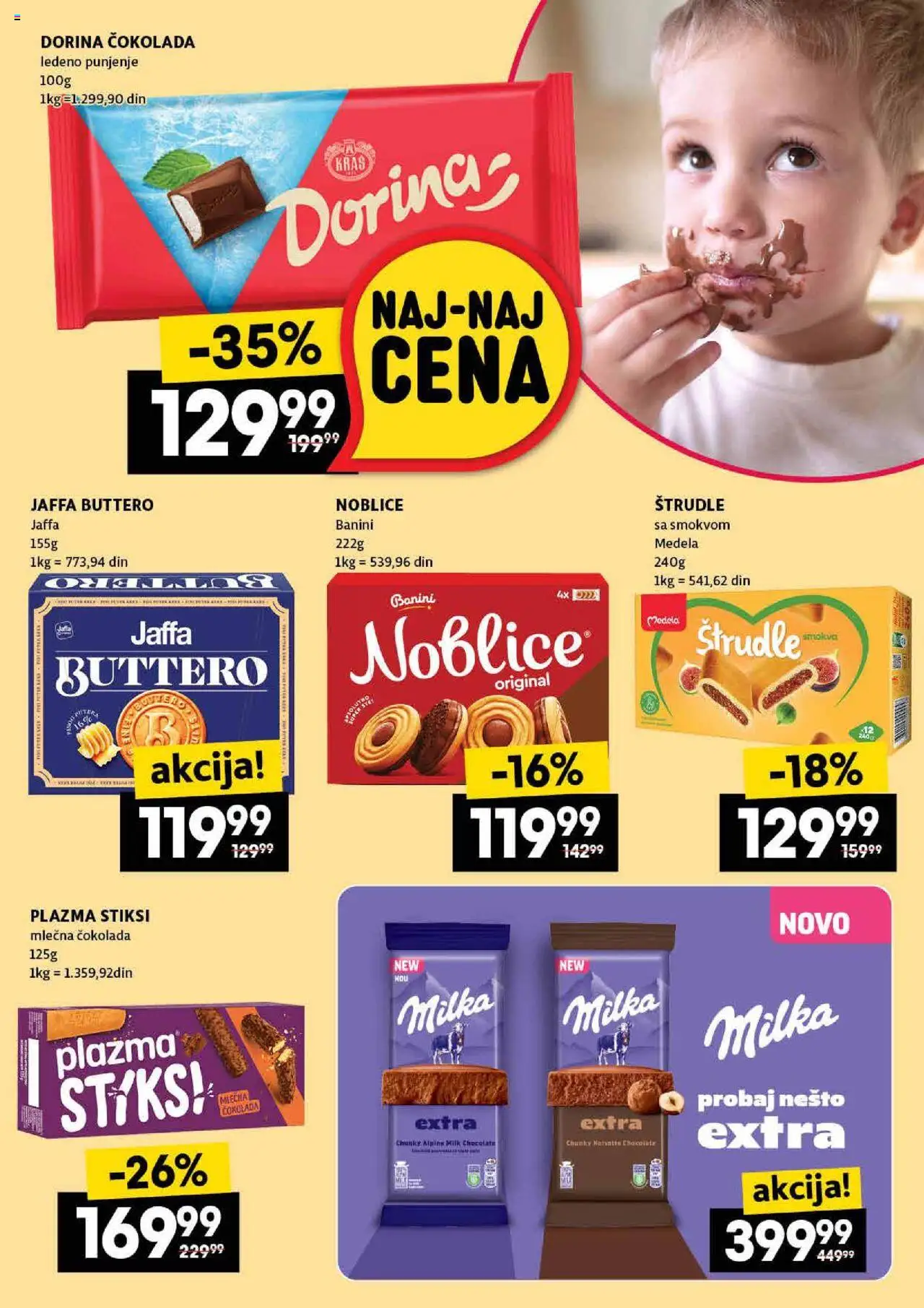 Roda katalog - važi od 07.08.2025 | Strana: 33 | Proizvode: Milka, Plazma, Čokolada, Mlečna čokolada