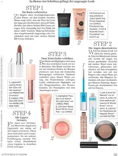 dm drogerie markt Active Beauty Magazin 02/2026 ab 01.02.2026 gültig | Seite: 53 | Produkte: BB Cream, Pinsel, Lippenstift, Lipgloss