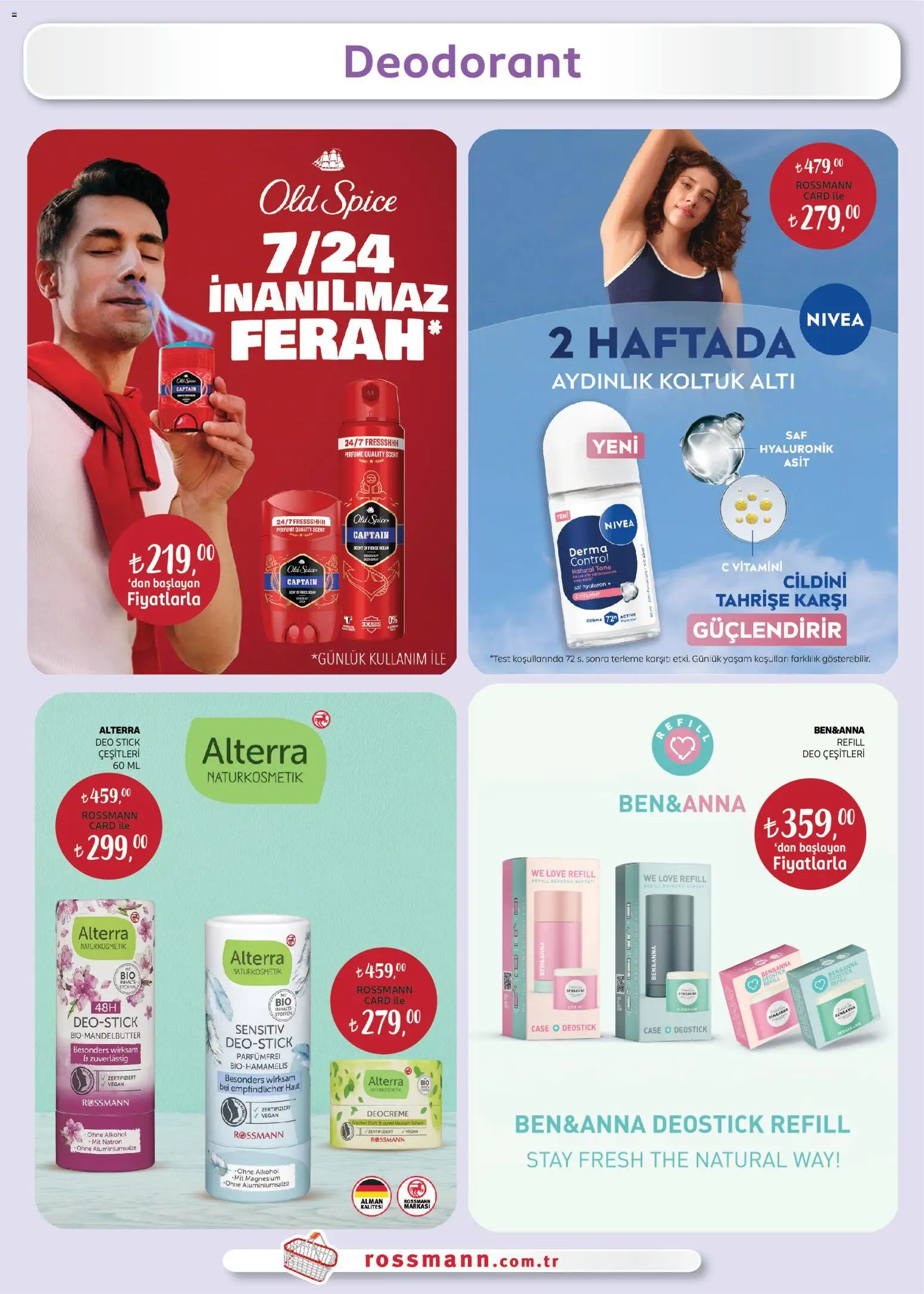 Rossmann Ocak Kişisel Bakım Kataloğu - 02.01.2026 tarihinden itibaren geçerlidir | Sayfa: 20 | Ürünler: Koltuk, Deodorant