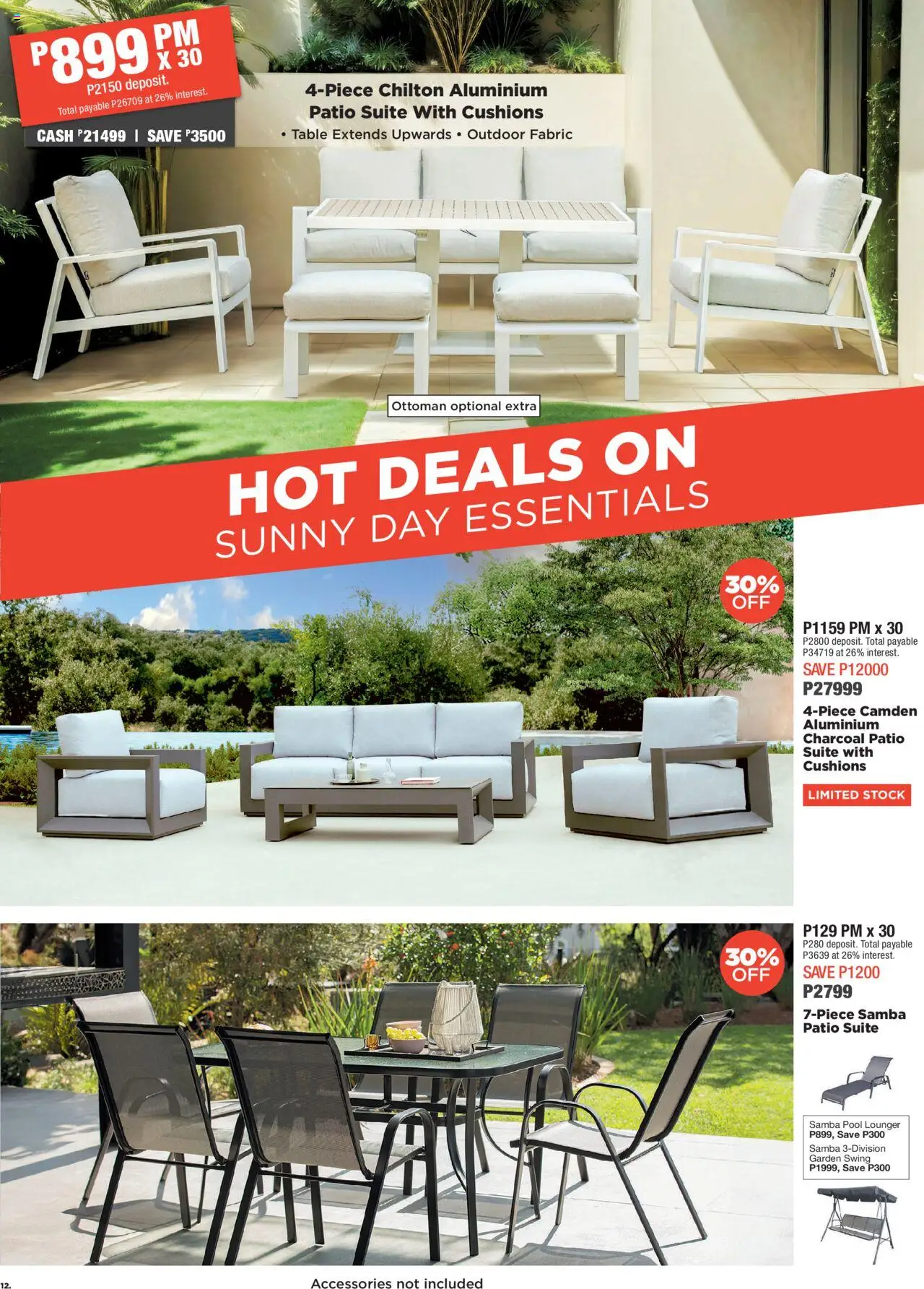 New House and Home catalogue – valid from 22.09.2025 | Page: 12 | Products: Table, Ottoman, Stock