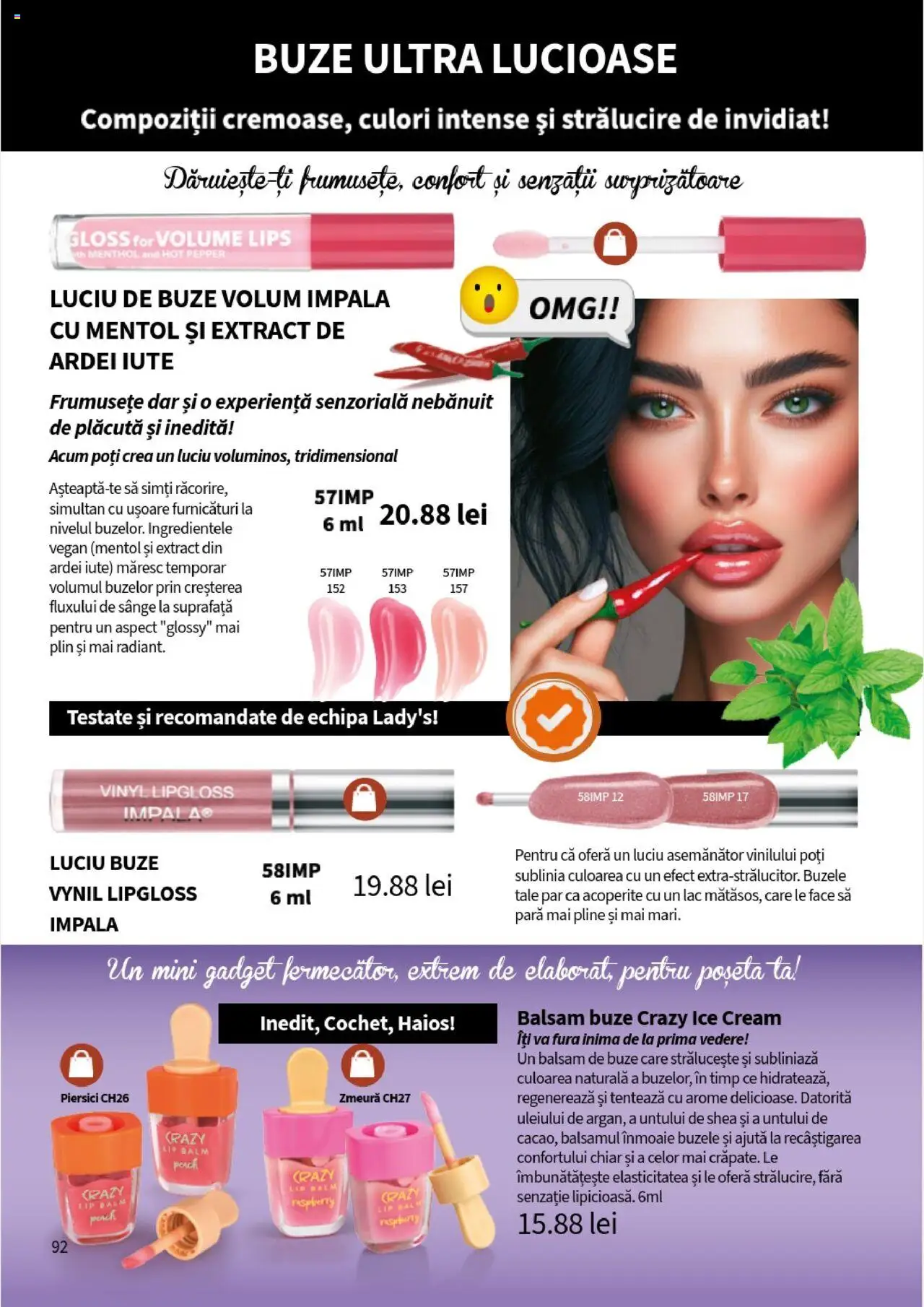 Noul catalog Lady’s – valabil de la 25.09.2025 | Pagină: 94 | Produse: Zmeură, Ardei, Ardei iute, Balsam
