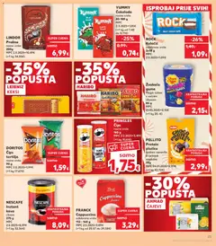 LINDOR Praline, razne vrste 200g - Pregled kataloga iz trgovine Kaufland, vrijedi od 21.01.2026 | Stranica: 25