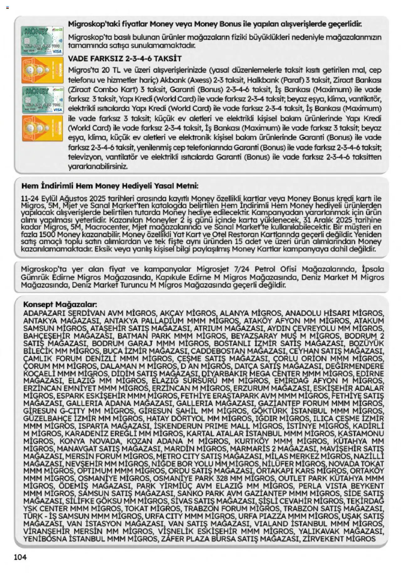 Migros Katalog - Migroskop - 11.09.2025 tarihinden itibaren geçerlidir | Sayfa: 104 | Ürünler: Vantilatör