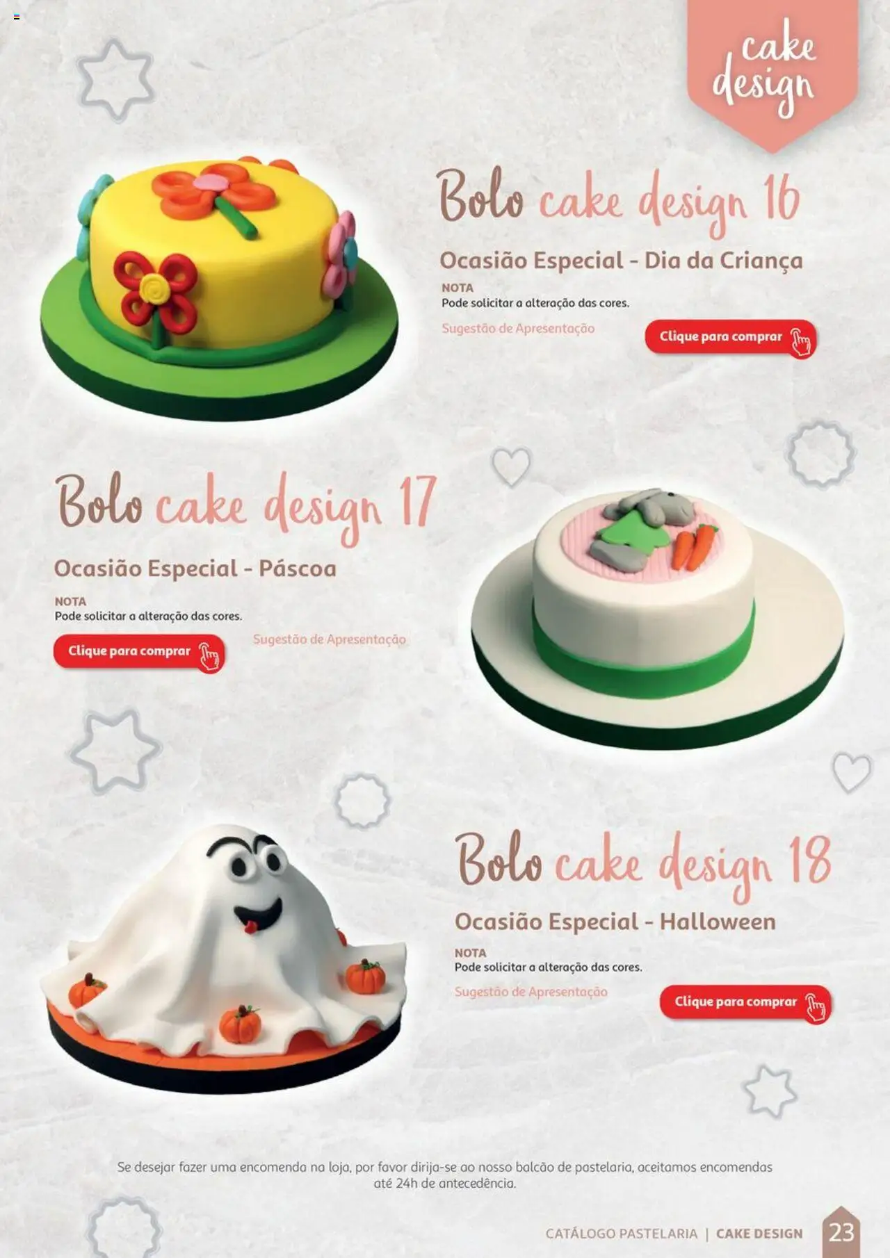 Auchan Catálogo de Pastelaria │ válido de 08.04.2024 | Página: 23 | Produtos: Bolo