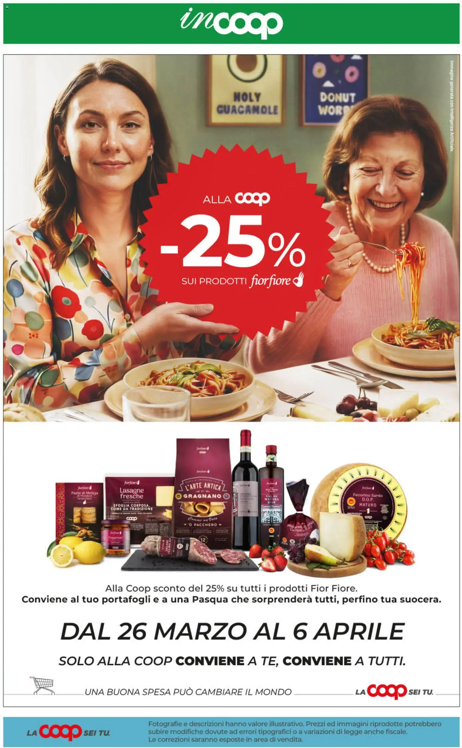 Volantino COOP del 26.03.2026 | Pagina: 23 | Prodotti: Salame, Peperoni, Pecorino