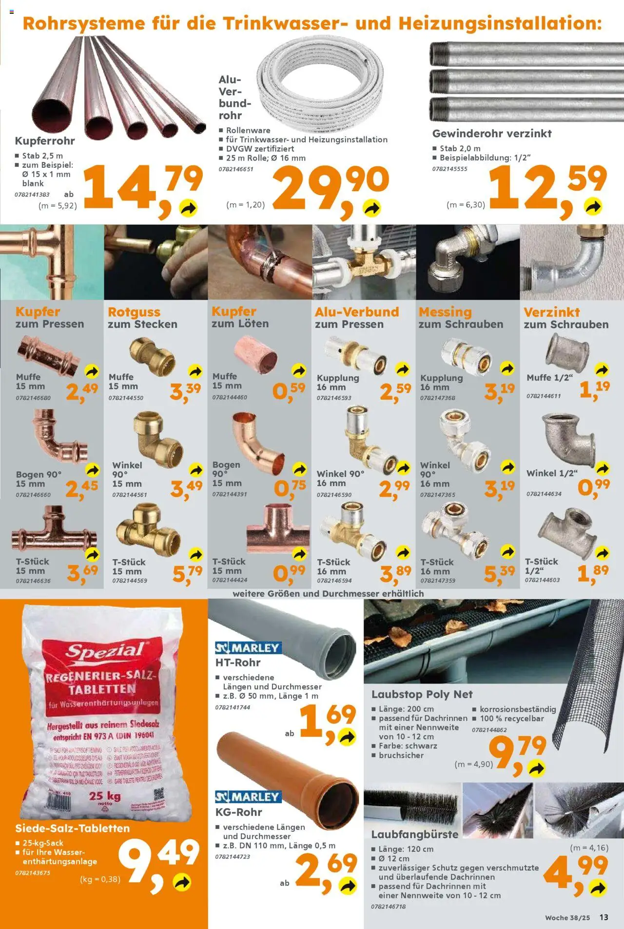 Globus Baumarkt Prospekt 	 – gültig ab 15.09.2025 | Seite: 13 | Produkte: Wasser