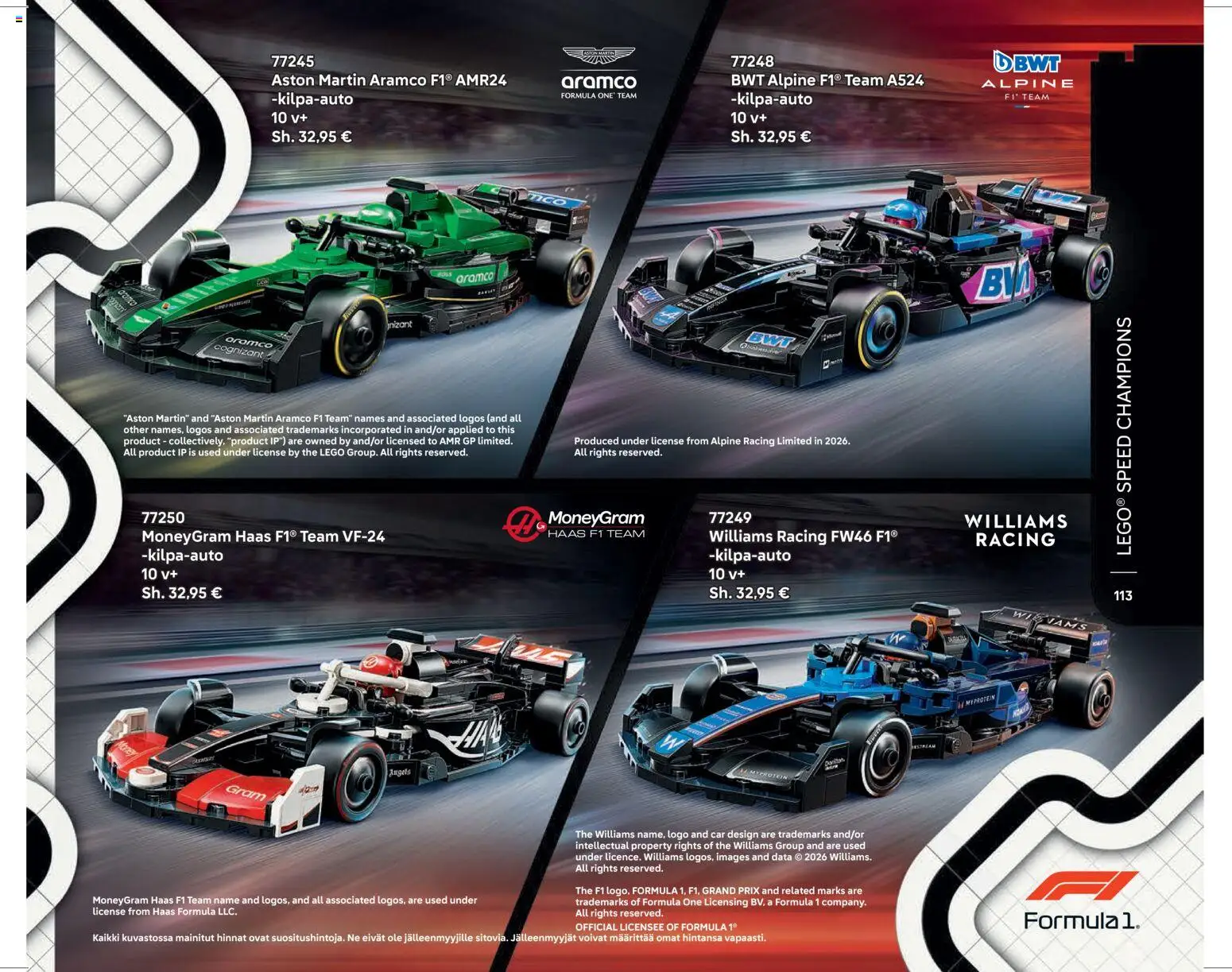 LEGO tarjoukset – voimassa 01.01.2026 alkaen | Sivu: 113
