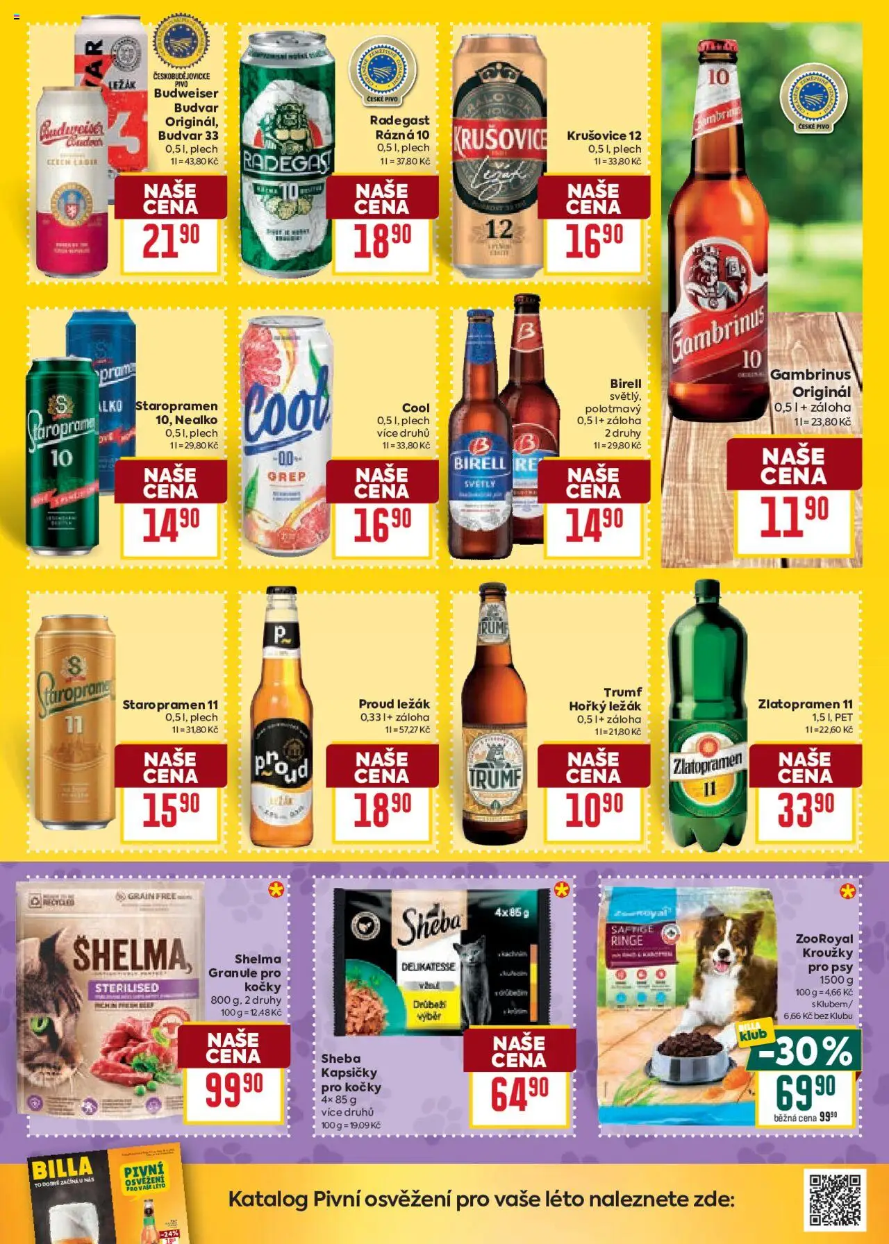Billa Velký leták od 13.08.2025 | Strana: 24 | Produkty: Staropramen, Pivo, Grep, Gambrinus