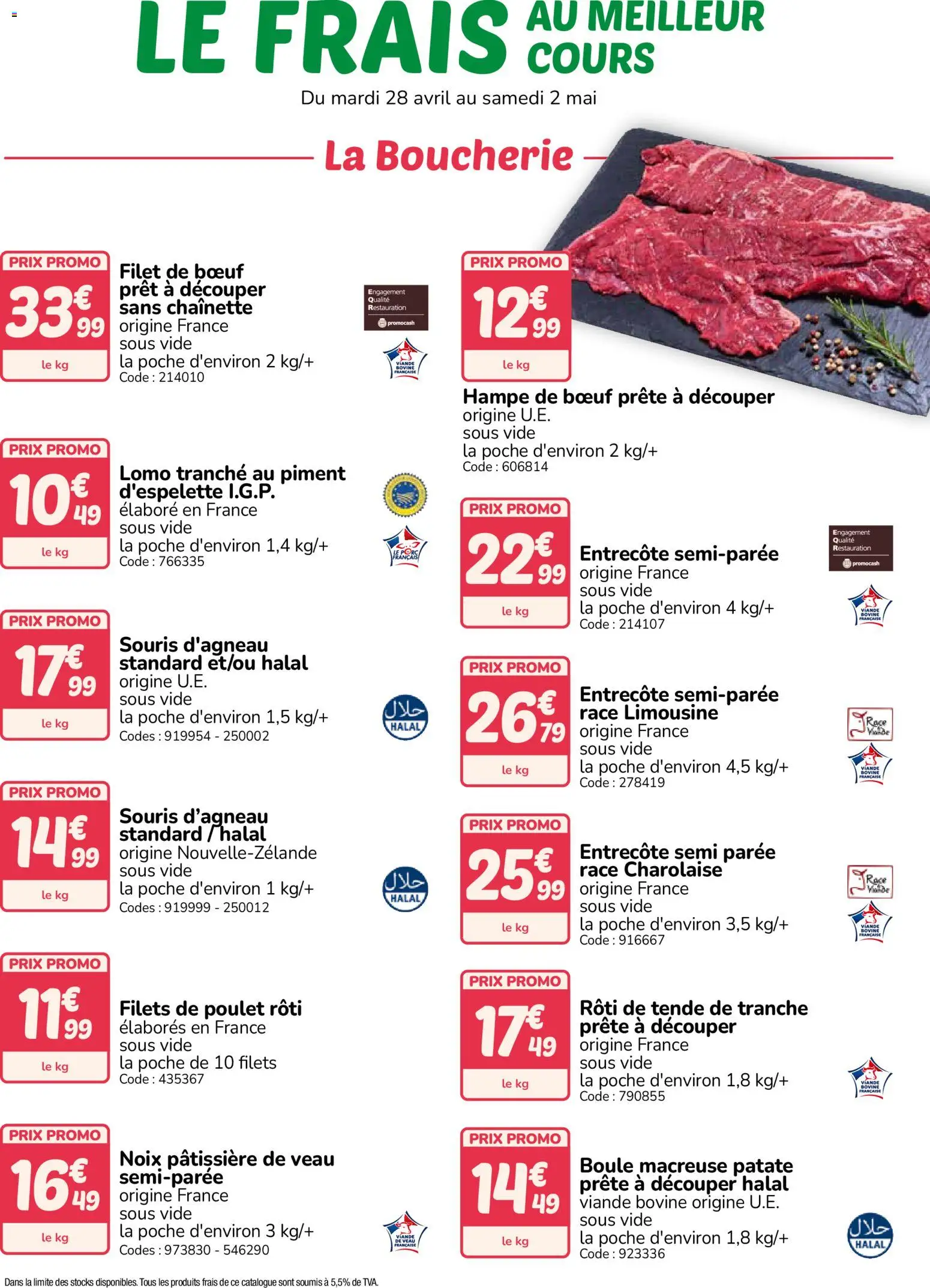 {H1} | Page: 1 | Produits: Souris, Souris d'agneau, Viande, Noix