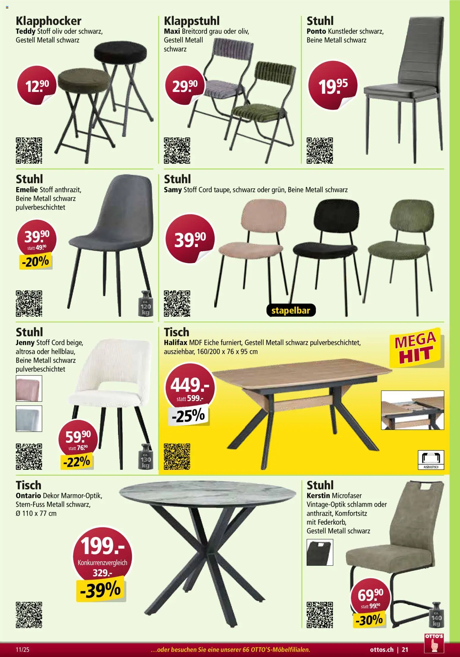 Otto's Aktionen Möbelflyer – gültig ab 01.11.2025 | Seite: 21