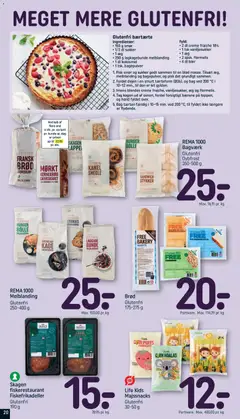 GLUTENFRI FRANSK BRØD SKIVESKÅRET, Glutenfri French bread, sliced. gyldig fra 28.03.2026 | Side: 20