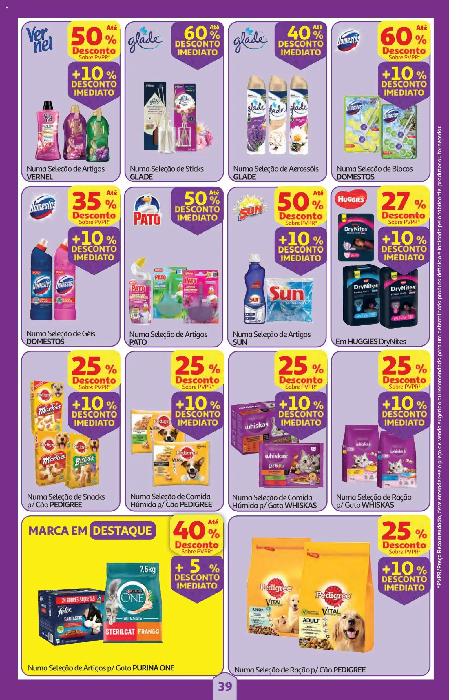 Auchan folheto │ válido de 09.04.2026 | Página: 39 | Produtos: Purina one, Frango