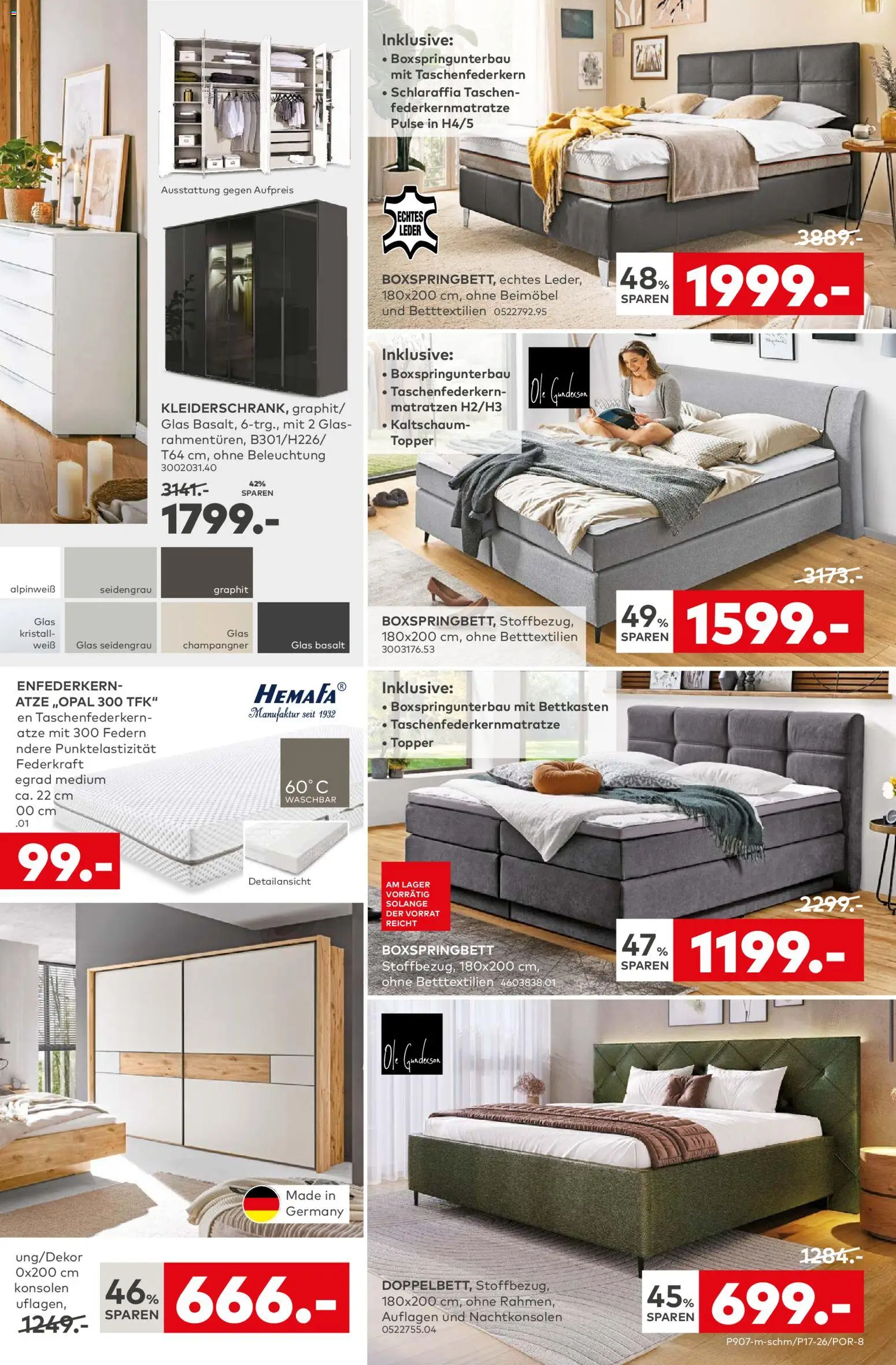 Porta! Prospekt Bad Vilbel-Dortelweil – gültig ab 13.04.2026 | Seite: 3 | Produkte: Boxspringbett, Topper