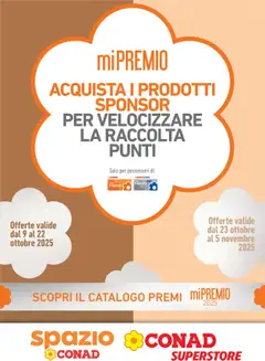 Anteprima del volantino Conad Superstore Piemonte catalogo valido a partire dal 09.10.2025