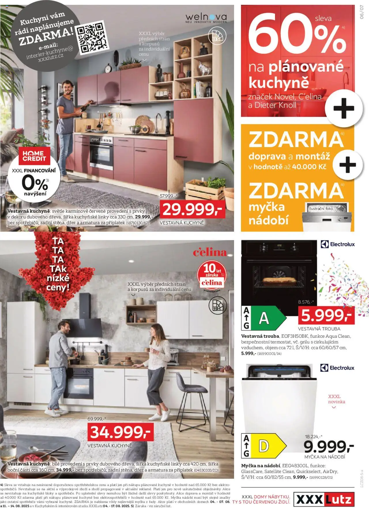 XXXLutz leták od 04.08.2025 | Strana: 7 | Produkty: Myčka, Dřez, Myčka nádobí, Trouba