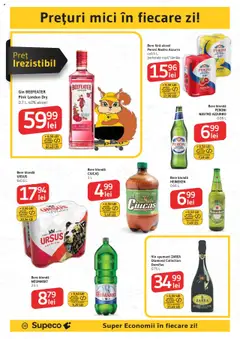 Noul catalog Supeco – valabil de la 18.09.2025 | Pagină: 10 | Produse: Mici, Bere, Gin, Lămâie