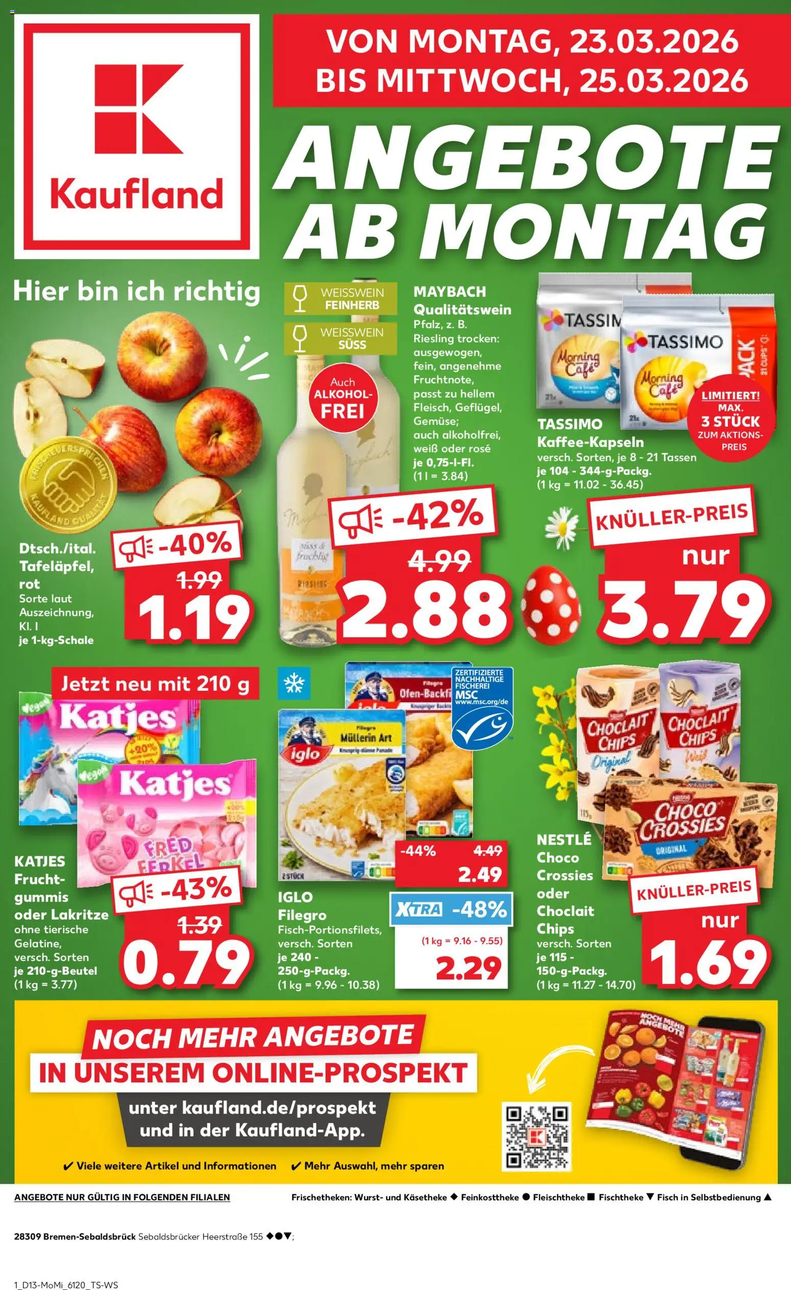 Kaufland Prospekt Bremen	 – gültig ab 23.03.2026 | Seite: 1