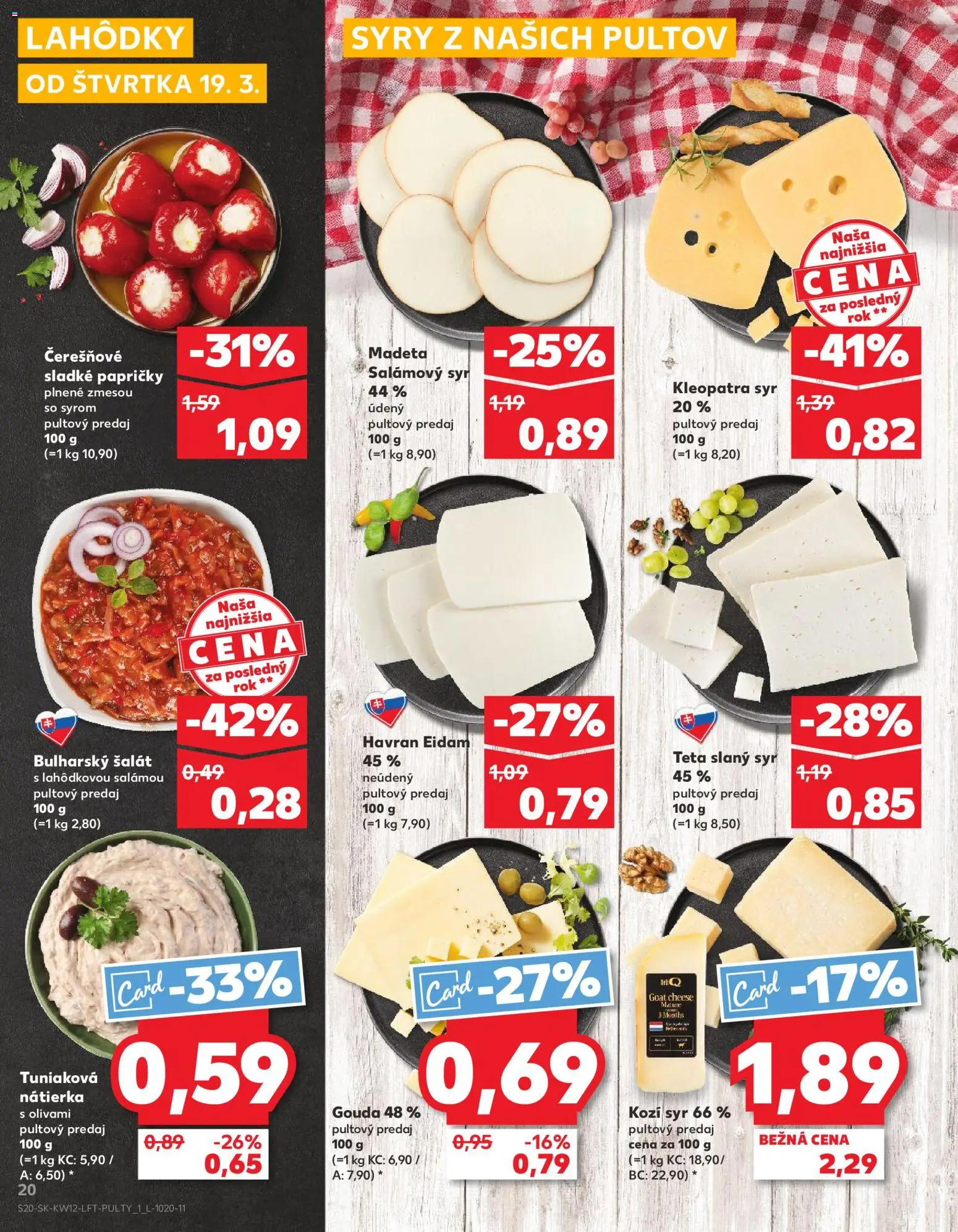 Nové Kaufland akcie – leták je platný od 19.03.2026 | Strana: 20