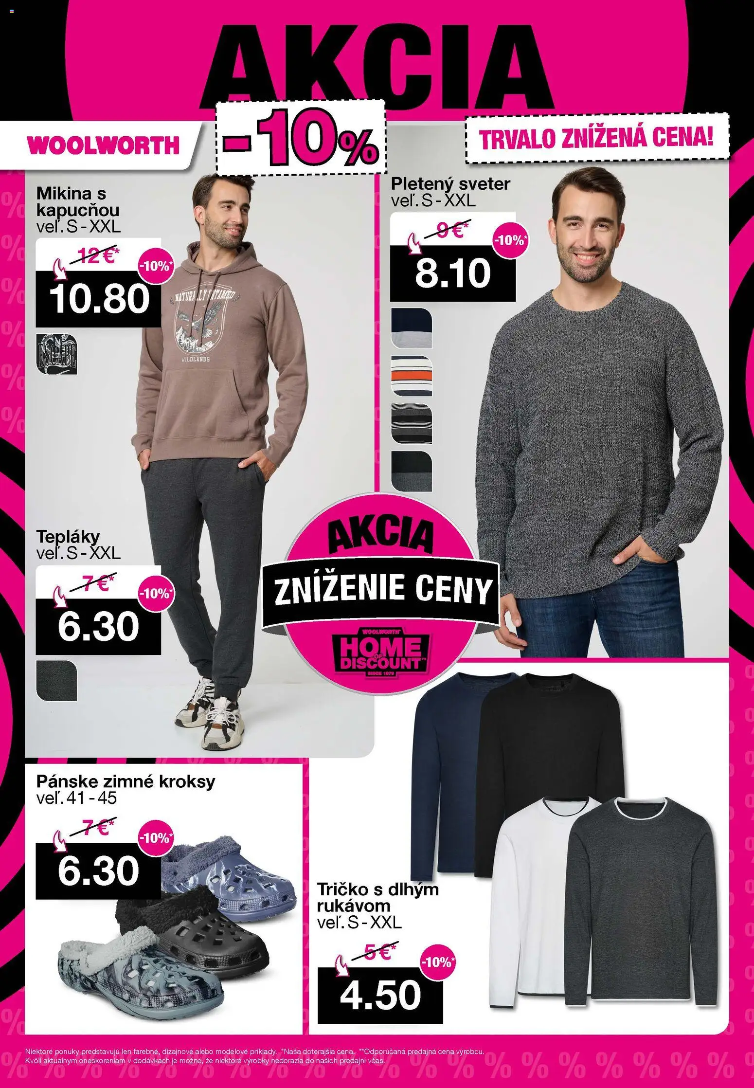Nové Woolworth akcie – leták je platný od 12.12.2025 | Strana: 35 | Produkty: Tričko, Sveter, Mikina