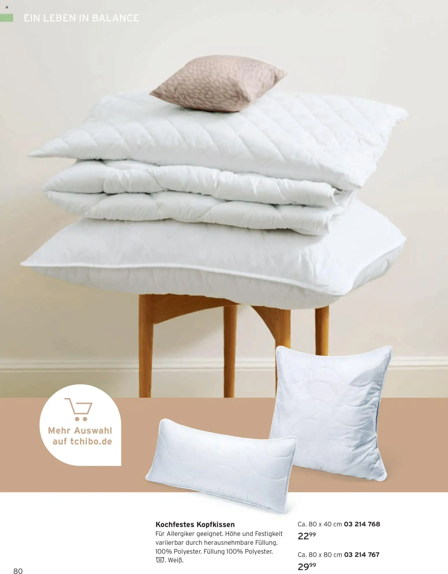 Tchibo Katalog Frühling – gültig ab 24.03.2026 | Seite: 80 | Produkte: Kopfkissen