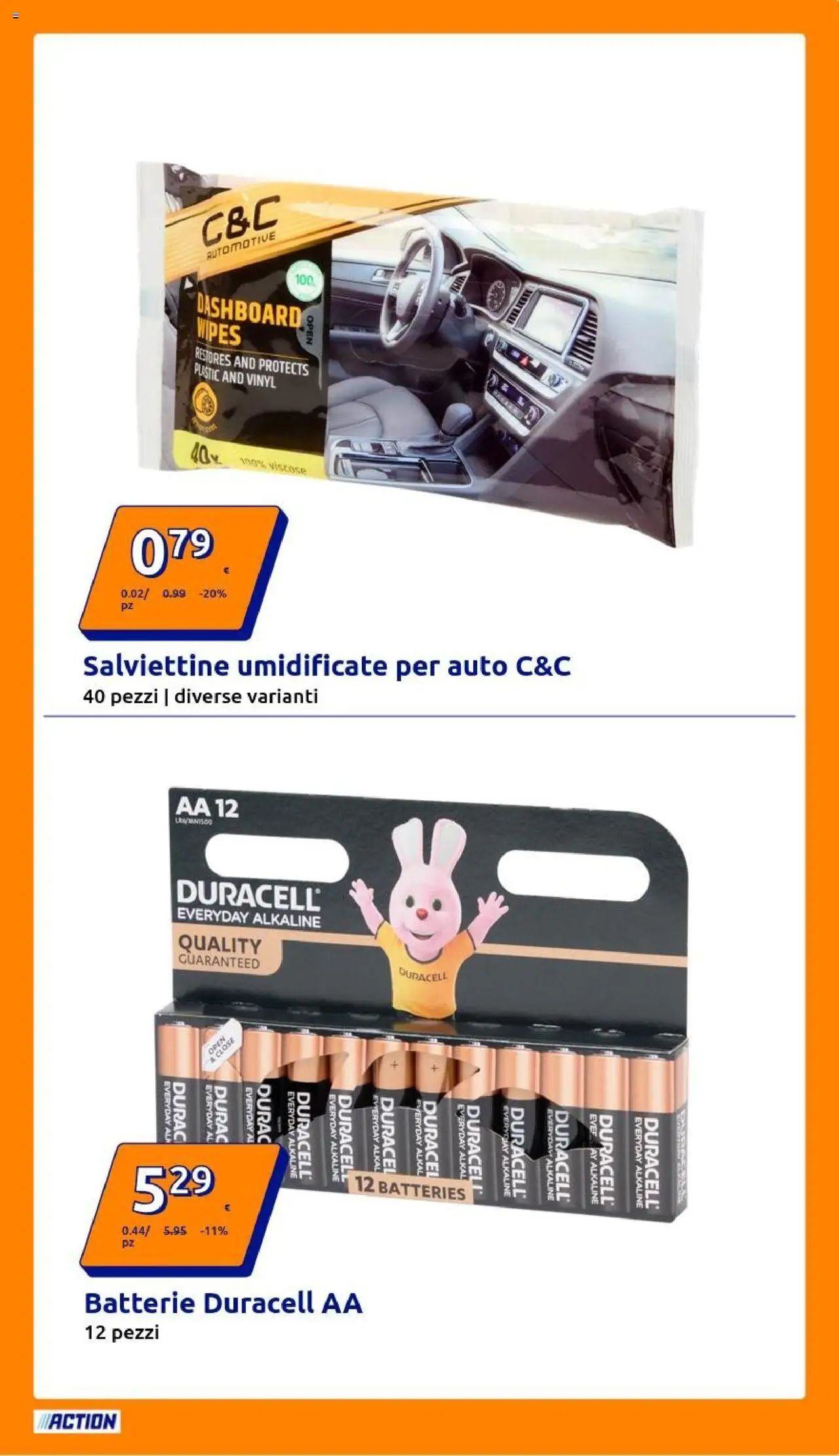 Volantino Action del 08.10.2025 | Pagina: 7 | Prodotti: Batterie