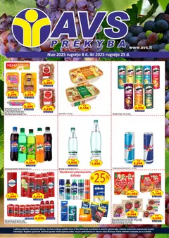 AVS leidinys galioja nuo 08.09.2025