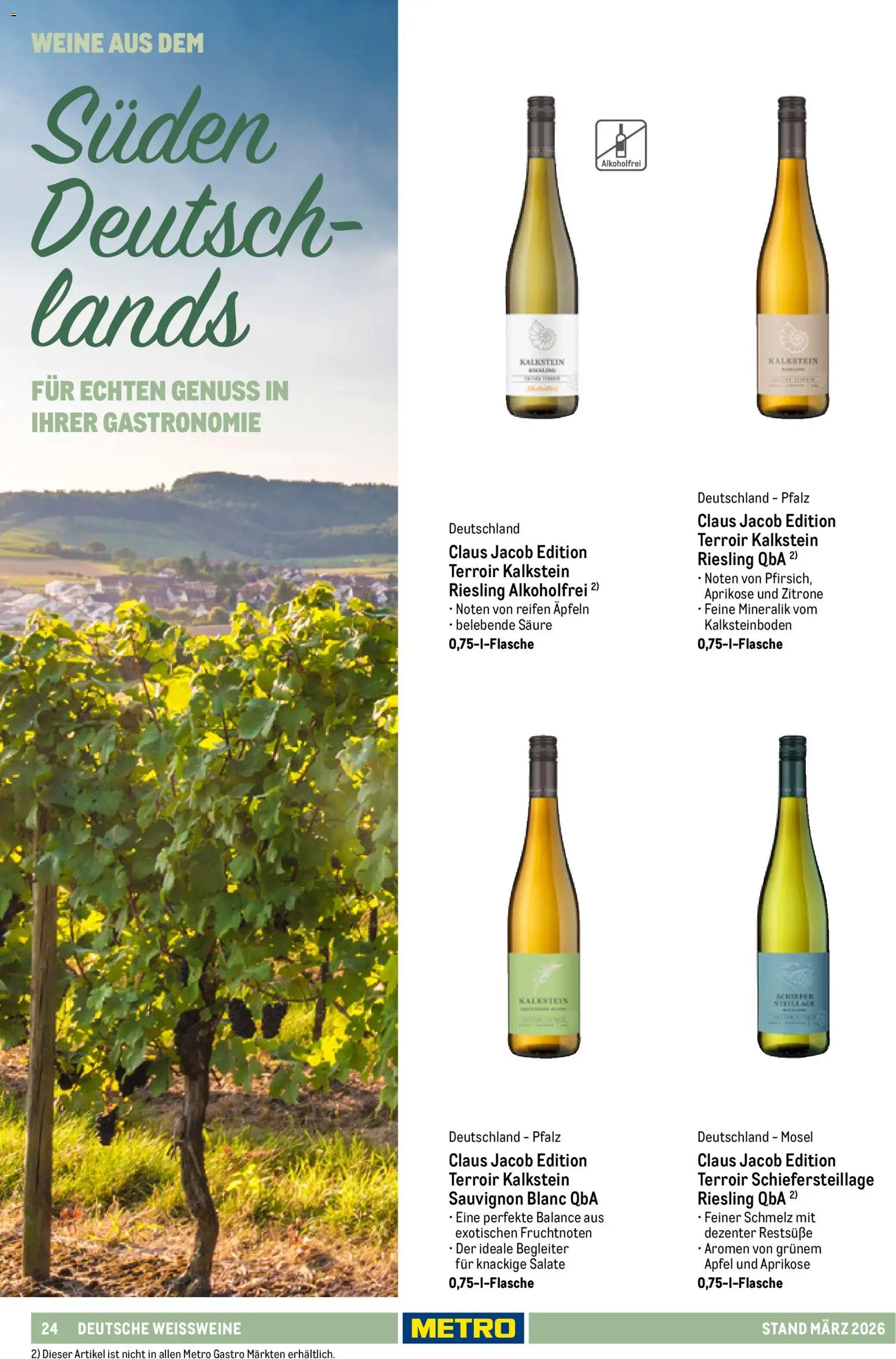 Metro Hauswein-Katalog – gültig ab 03.03.2026 | Seite: 24 | Produkte: Äpfel, Zitrone