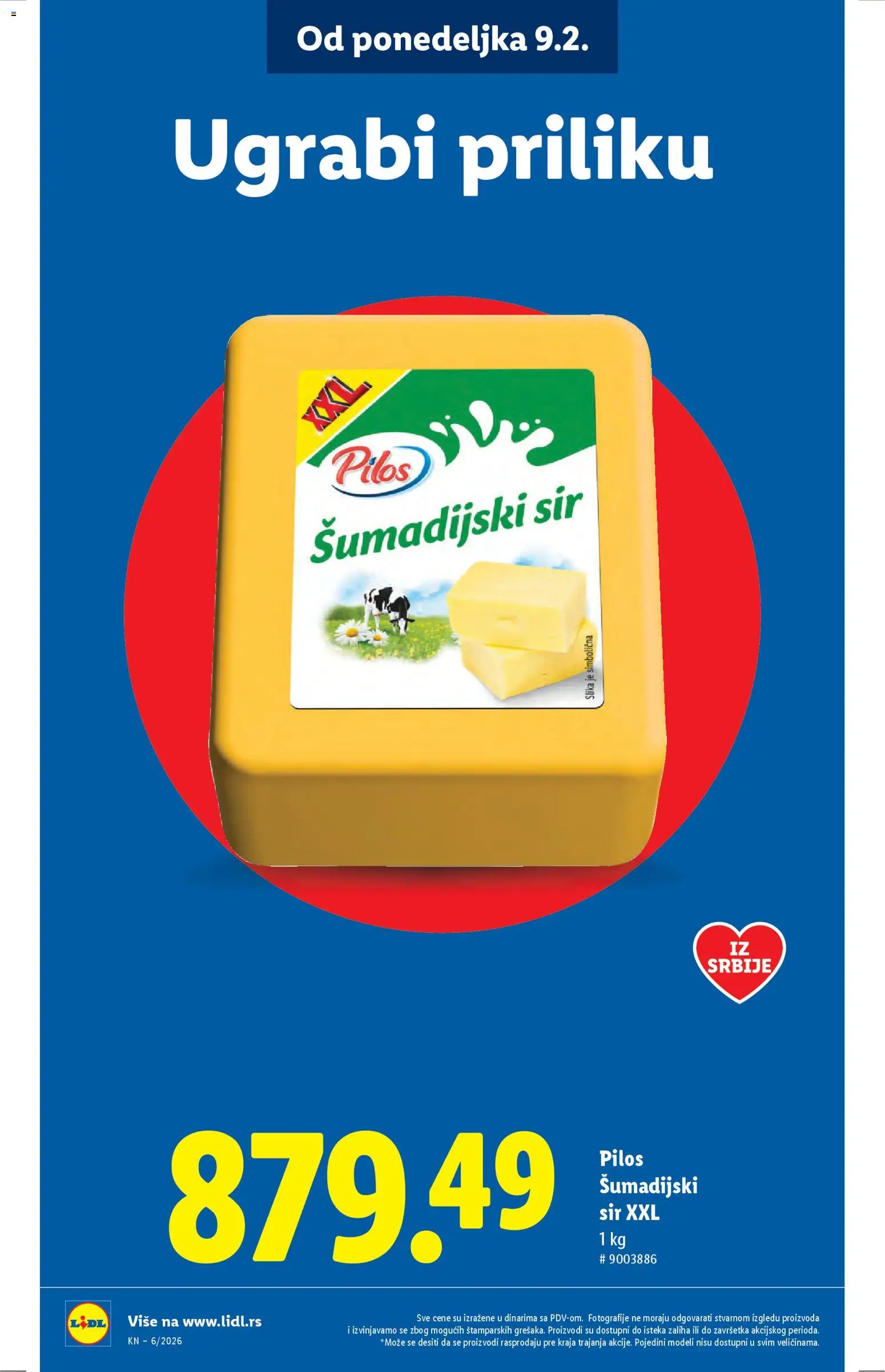 Lidl katalog - važi od 05.02.2026 | Strana: 12 | Proizvode: Sir