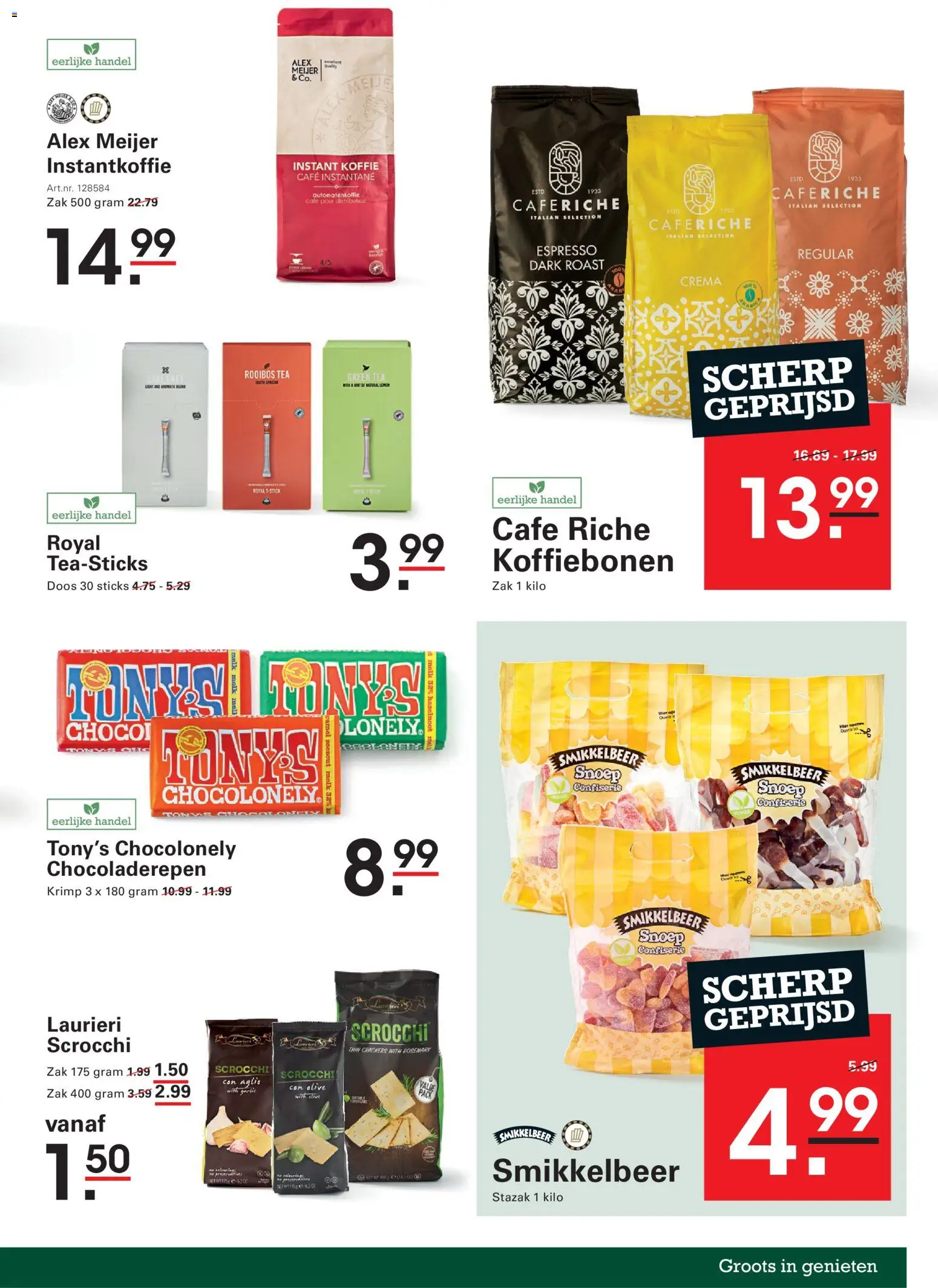 {H1} | Pagina: 77 | Producten: Snoep, Koffie, Édességek, Zeezout