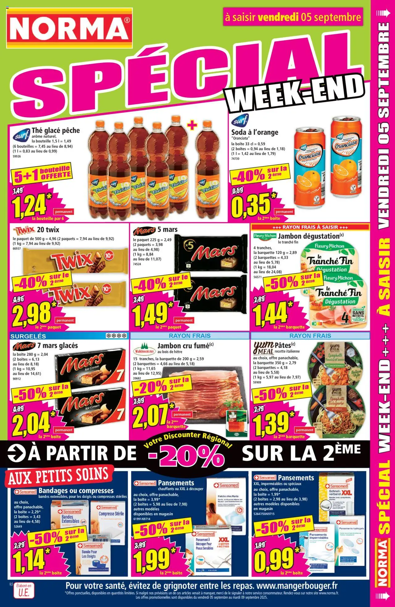  | Page: 13 | Produits: Spaghetti, Thé glacé, Jambon, Thé