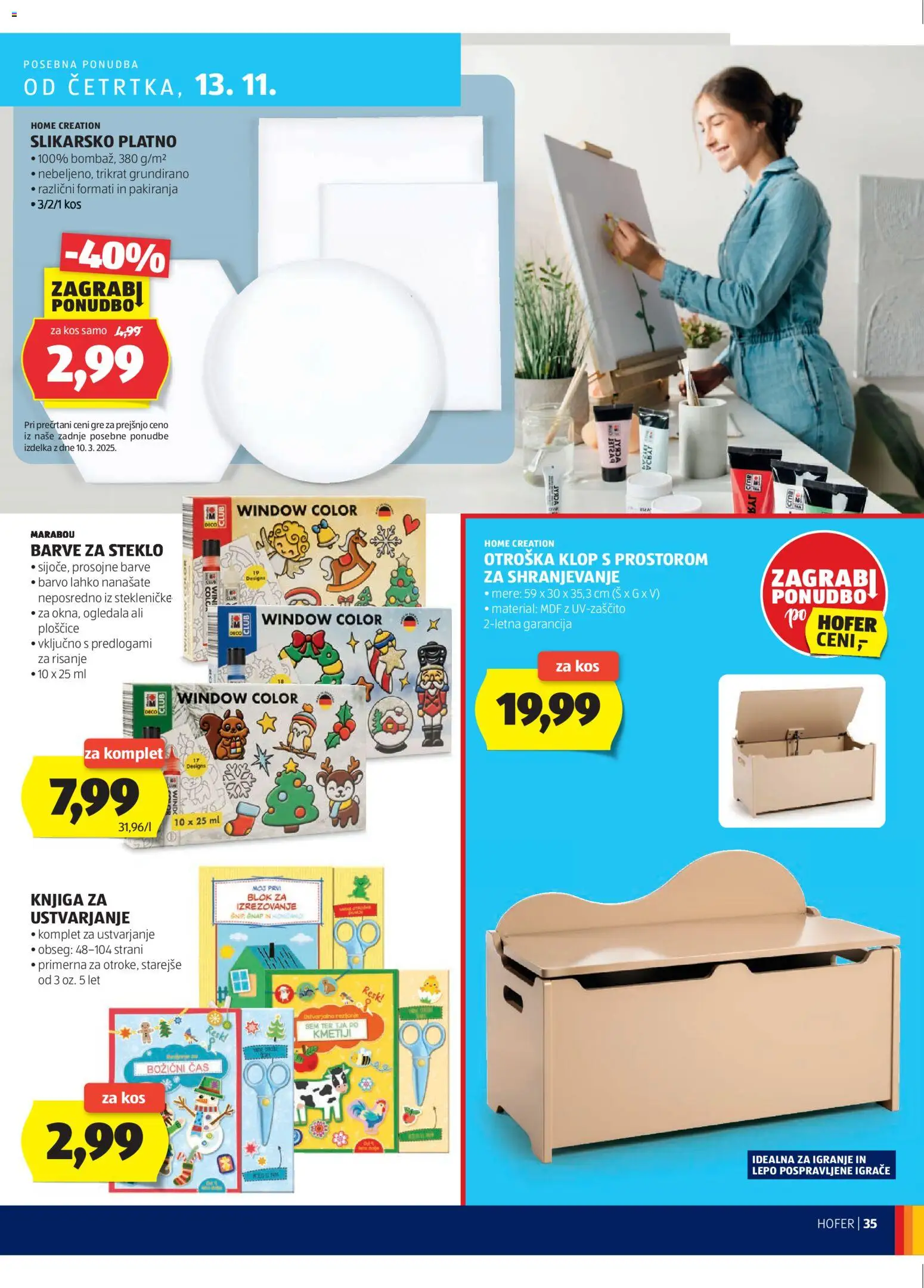 Hofer SI katalog | vrijedi od 06.11.2025 | Stranica: 35 | Proizvodi: Ogledala