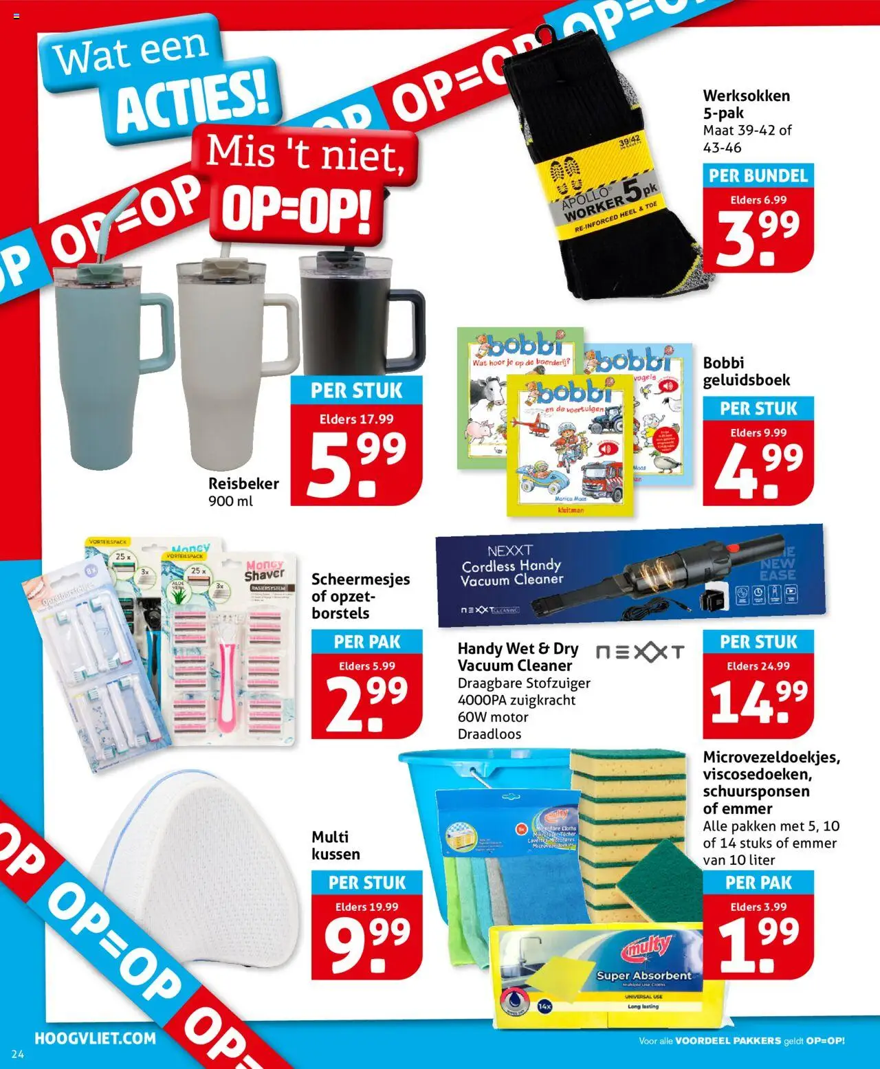  | Pagina: 24 | Producten: Stofzuiger, Kussen, Borstels, Boerderij