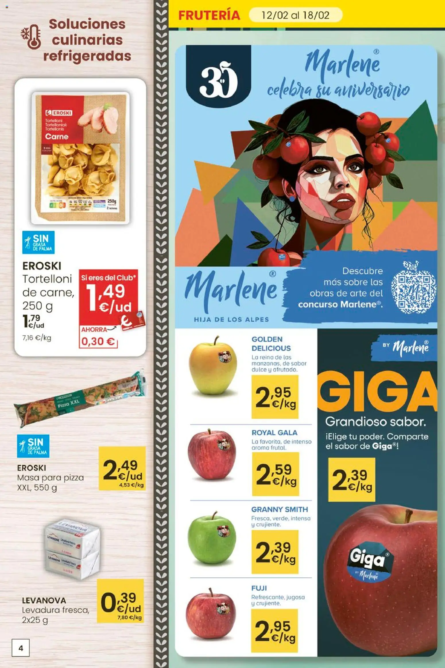 Eroski - Carnaval del ahorro │ válido desde el 12.02.2026 | Página: 4 | Productos: Pizza