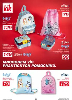 Náhled letáku Kik leták od 02.03.2026 | Strana: 8 | Produkty: Krabička, Batoh, Stitch