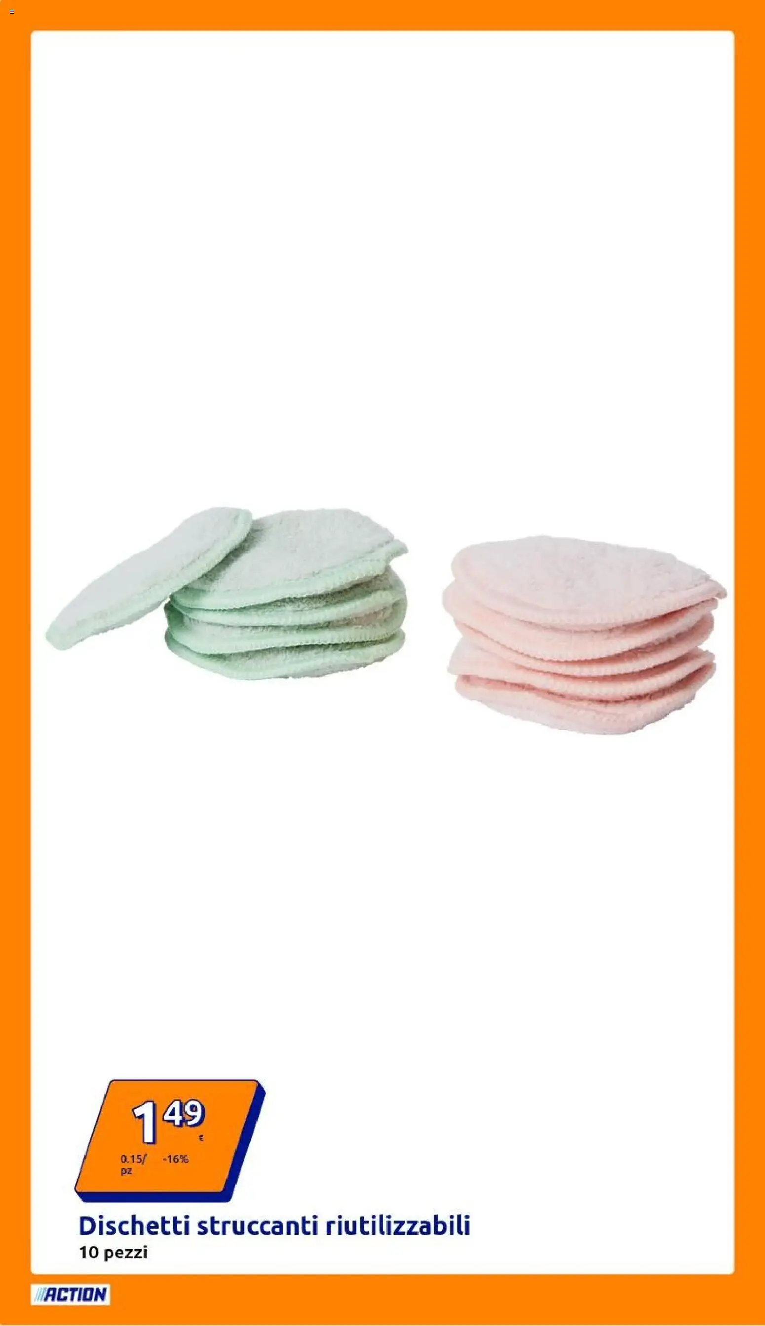Volantino Action del 18.02.2026 | Pagina: 6 | Prodotti: Dischetti struccanti